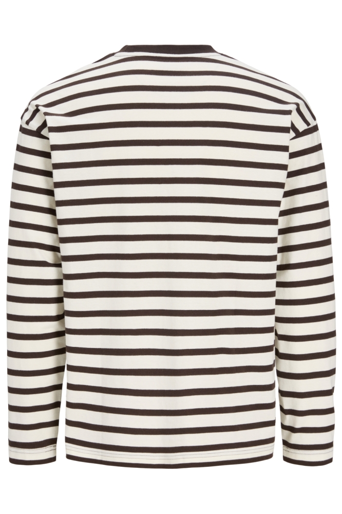Jack & Jones bruine heren t-shirt | Achteraanzicht