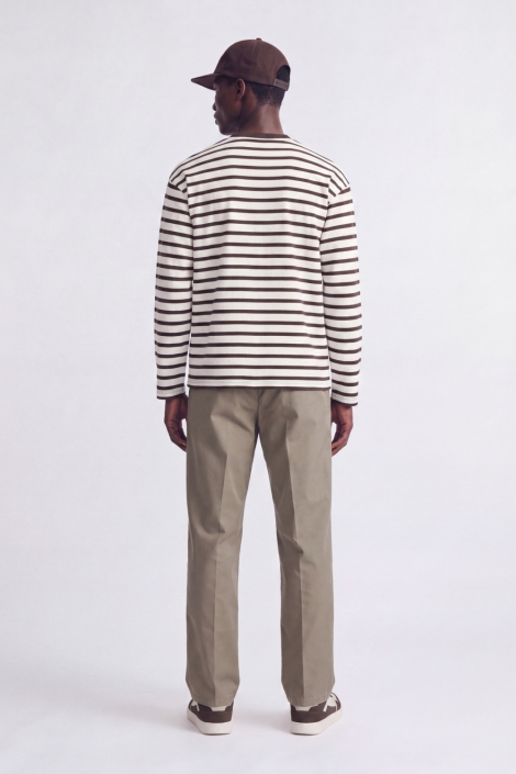 Jack & Jones bruine heren t-shirt | Model