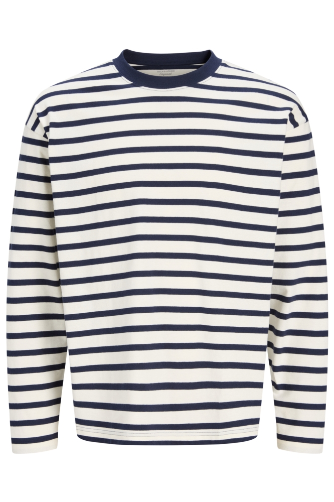 Jack & Jones blauwe heren t-shirt | Vooraanzicht