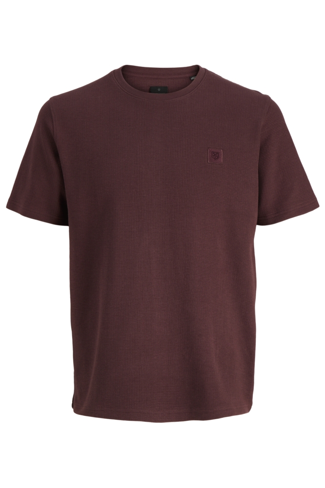 Jack & Jones bruine heren t-shirt | Vooraanzicht