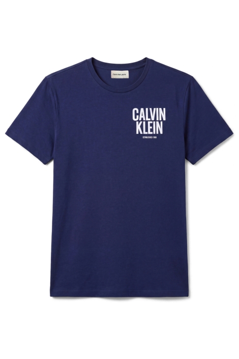 Calvin Klein blauwe heren t-shirt | Vooraanzicht