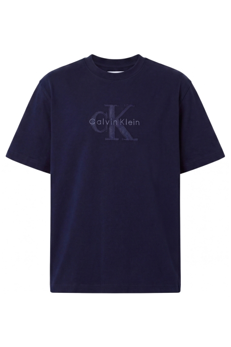 Calvin Klein blauwe heren t-shirt | Vooraanzicht