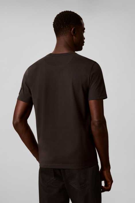 Calvin Klein zwarte heren t-shirt | Model achteraanzicht
