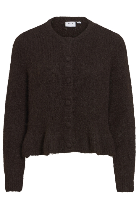 Vila bruine dames vest | Vooraanzicht