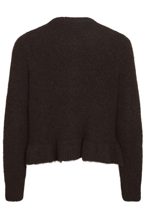 Vila bruine dames vest | Achteraanzicht