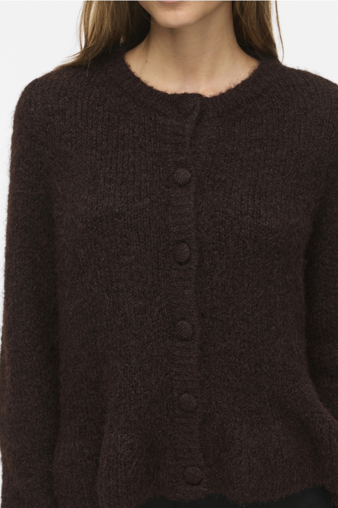 Vila bruine dames vest | Close up