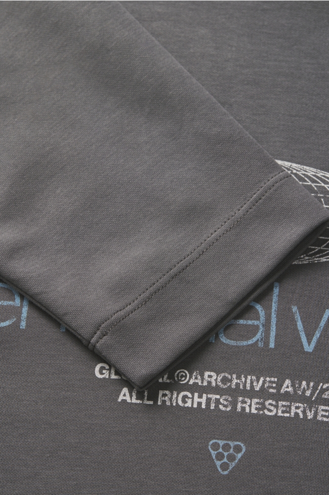 Jack & Jones grijze heren t-shirt | Close up