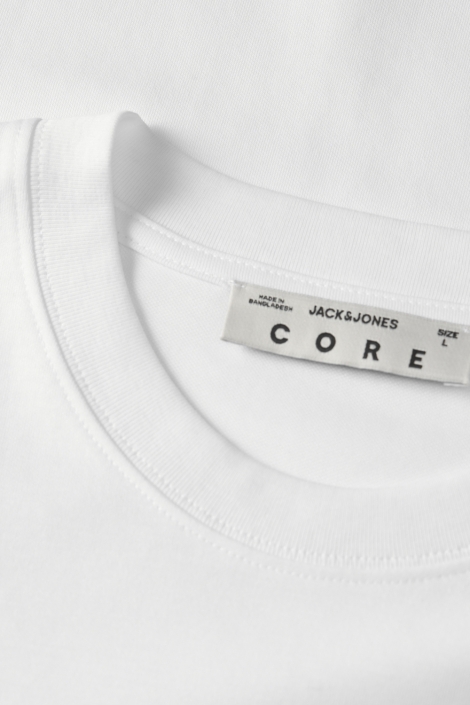 Jack & Jones witte heren t-shirt | Kleurstaal
