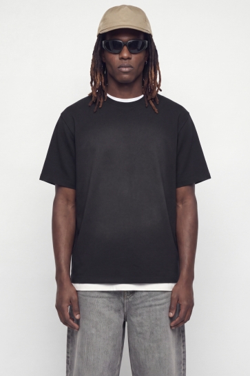 Jack & Jones T-shirt JCOLEGACY SCUBA WASHED TEE SS STYD 12316254 BLACK