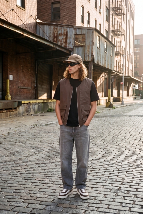 Jack & Jones zwarte heren t-shirt | Sfeerbeeld, In situatie