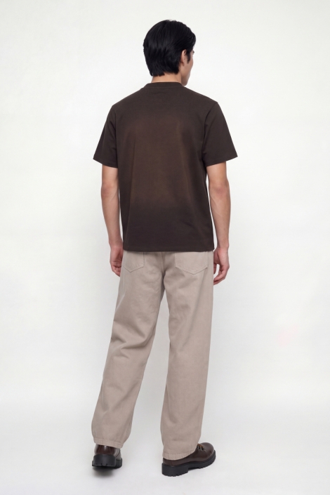 Jack & Jones bruine heren t-shirt | Model