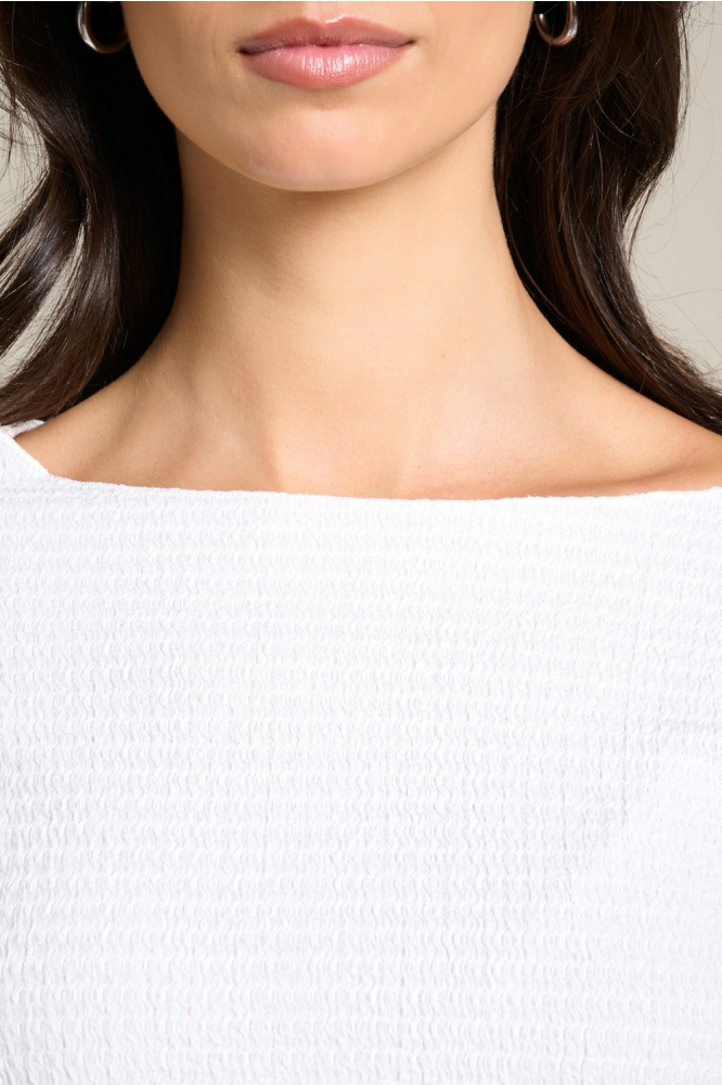 LolaLiza witte dames t-shirt | Close up
