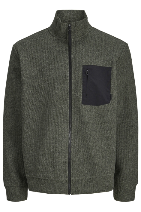 Jack & Jones groene heren vest | Vooraanzicht