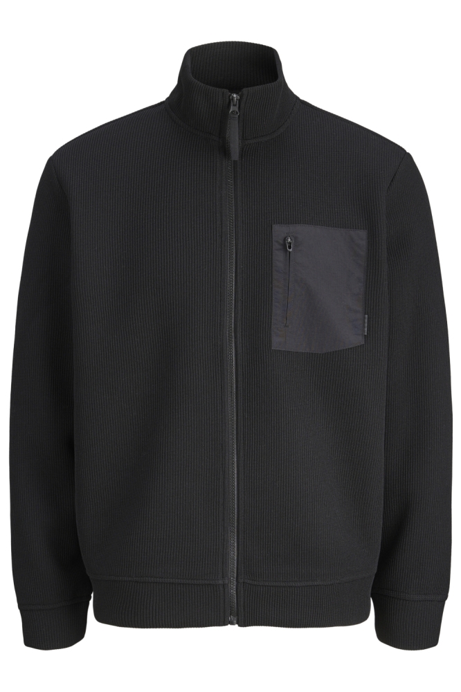 Jack & Jones zwarte heren vest | Vooraanzicht