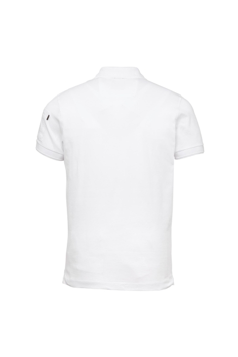 PME legend witte heren polo | Achteraanzicht