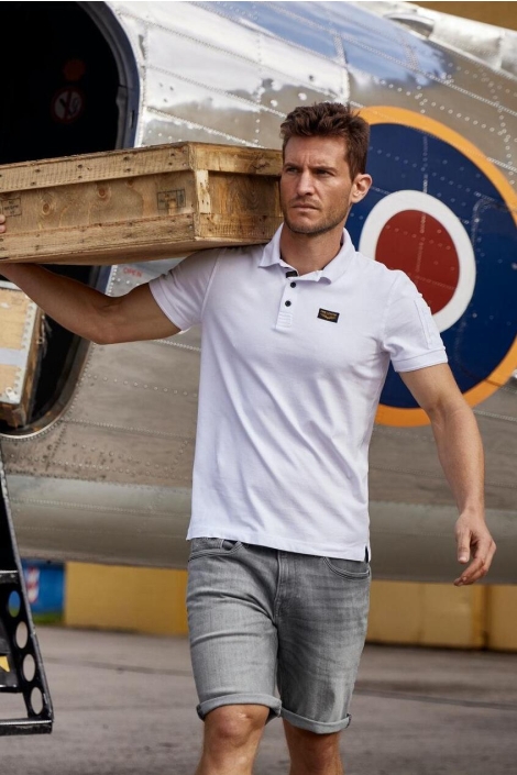 PME legend witte heren polo | Sfeerbeeld, In situatie