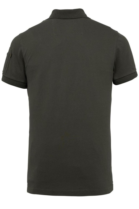 PME legend groene heren polo | Achteraanzicht