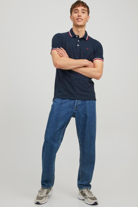 Jack & Jones blauwe heren polo | Model