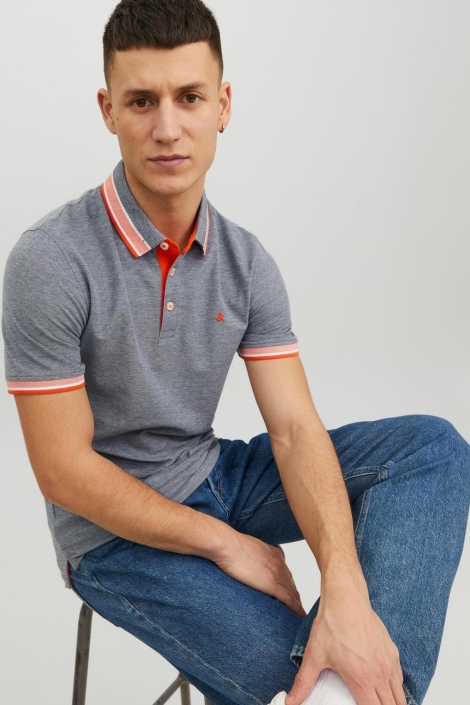 Jack & Jones blauwe heren polo