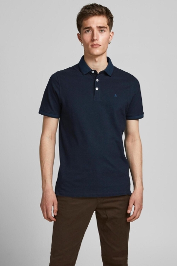 Jack & Jones JJEPAULOS POLO SS NOOS 12136668 Dark Navy