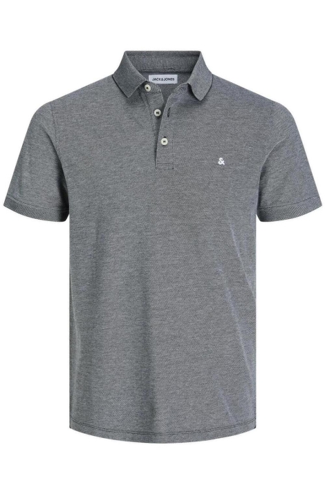 Jack & Jones grijze heren polo | Vooraanzicht