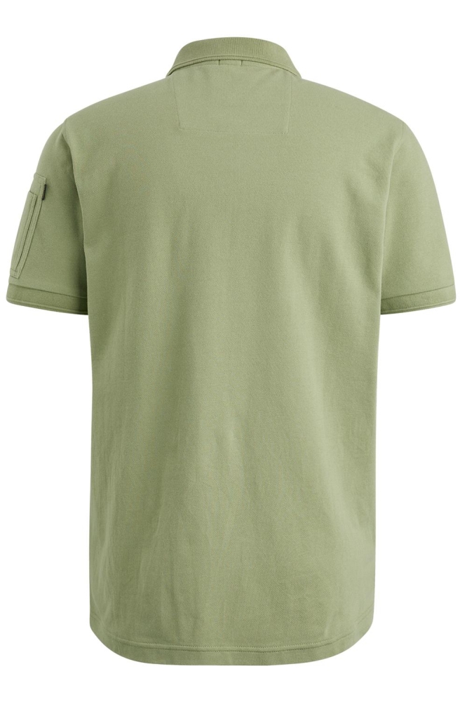 PME legend groene heren polo | Achteraanzicht