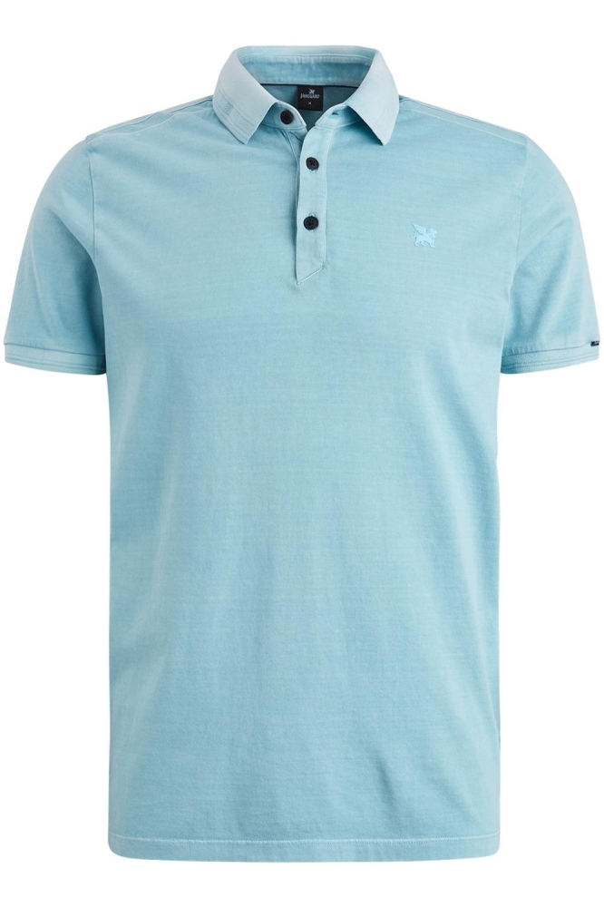 Vanguard blauwe heren polo | Vooraanzicht