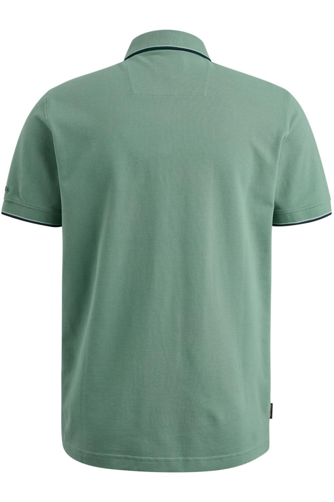 PME legend groene heren polo | Achteraanzicht