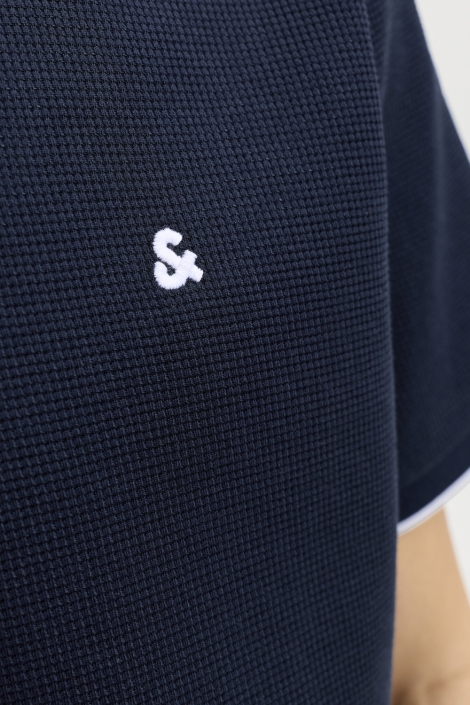 Jack & Jones blauwe heren polo | Kleurstaal