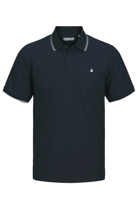 Jack & Jones blauwe heren polo | Vooraanzicht