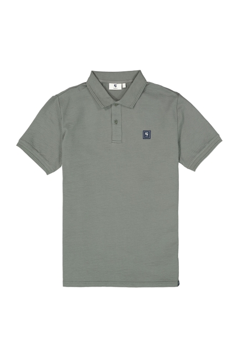 Garcia groene heren polo | Vooraanzicht