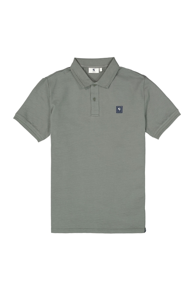 Garcia groene heren polo | Vooraanzicht