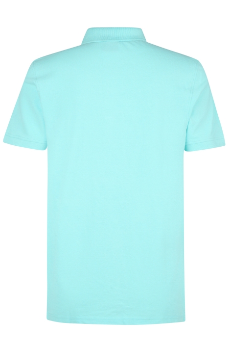 Petrol Industries blauwe heren polo | Achteraanzicht