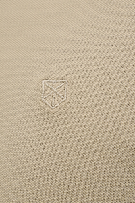 Jack & Jones taupe heren polo | Kleurstaal