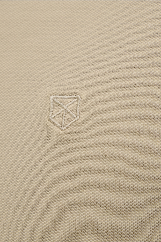 Jack & Jones taupe heren polo | Kleurstaal