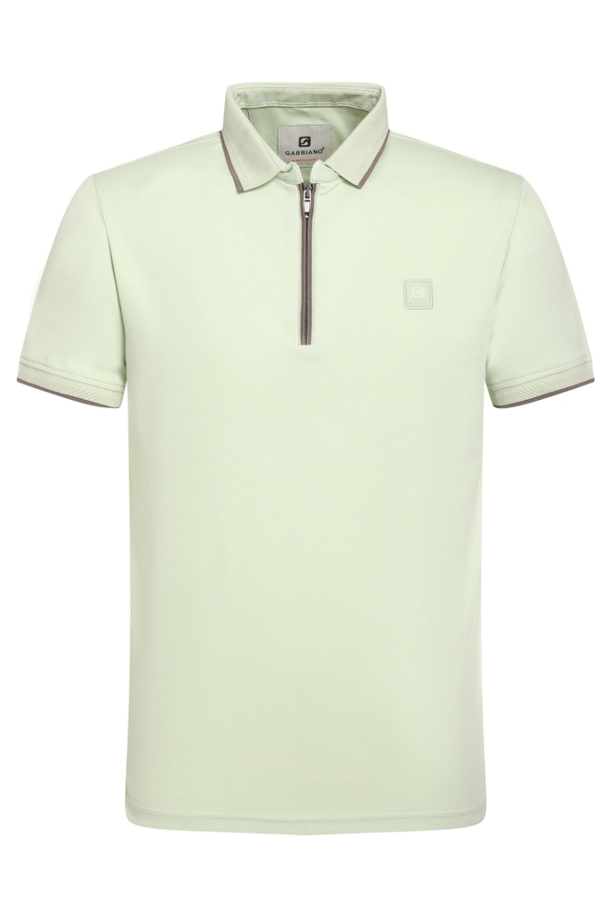 Gabbiano groene heren polo | Vooraanzicht