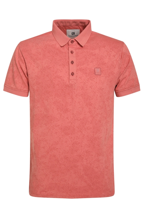 Gabbiano oranje heren polo | Vooraanzicht