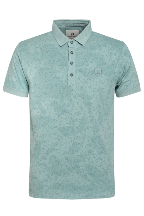 Gabbiano blauwe heren polo | Vooraanzicht