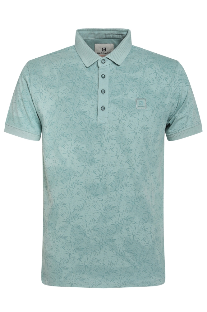 Gabbiano blauwe heren polo | Vooraanzicht