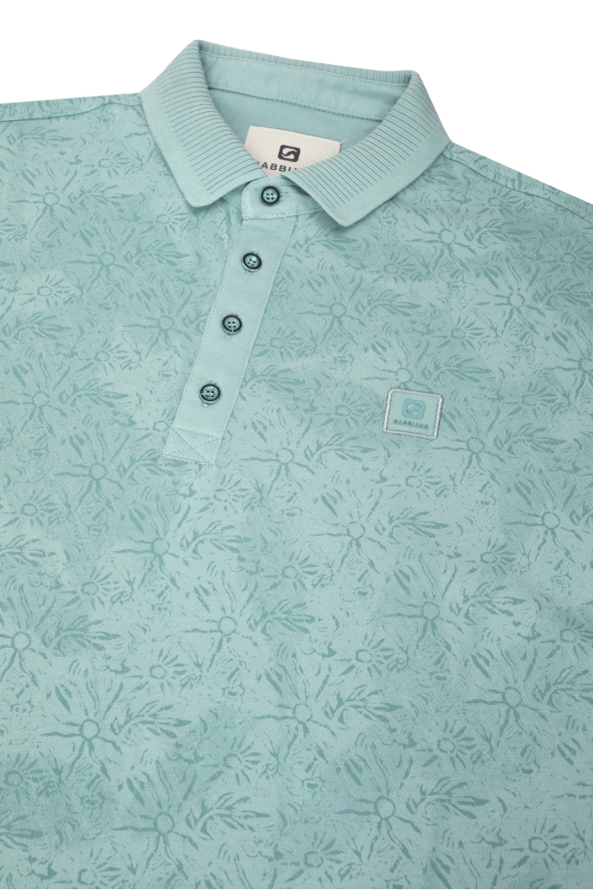 Gabbiano blauwe heren polo | Kleurstaal