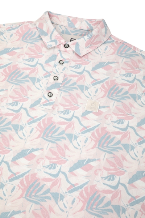 Gabbiano beige heren polo | Kleurstaal