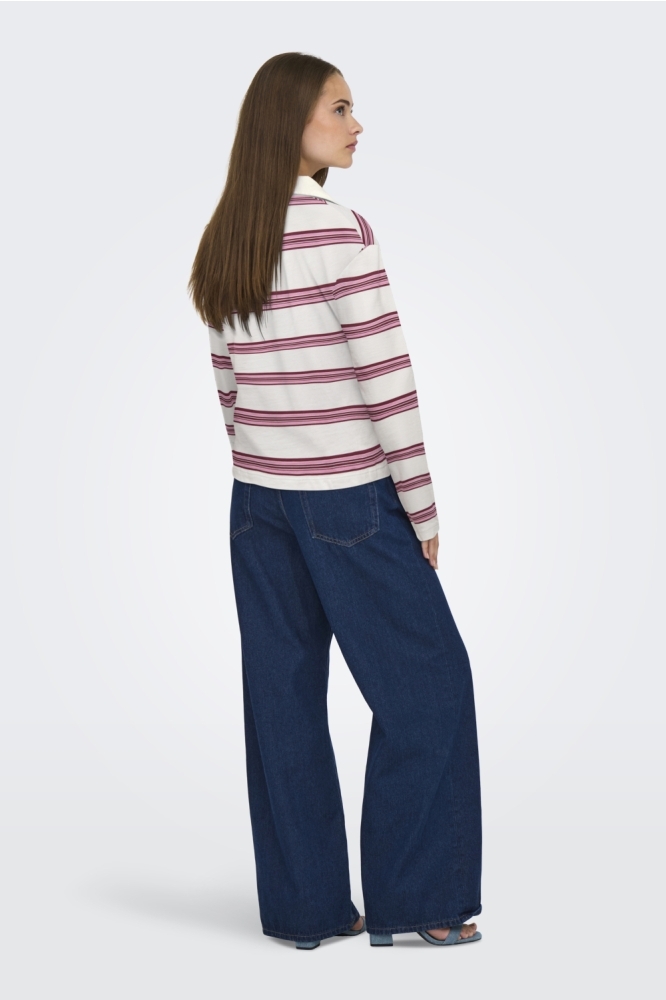 Jacqueline de Yong witte dames t-shirt | Model