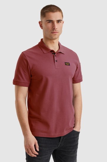 PME legend short sleeve polo trackway polo Bordeaux