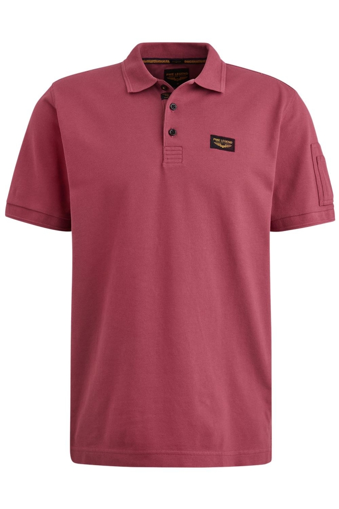 PME legend bordeaux heren polo | Vooraanzicht