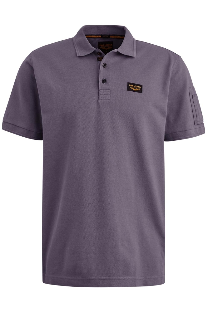 PME legend paarse heren polo | Vooraanzicht