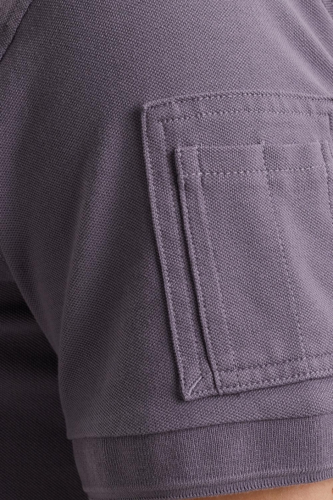 PME legend paarse heren polo | Close up
