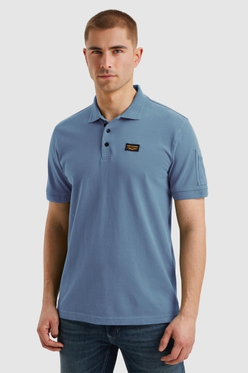 PME legend short sleeve polo trackway polo Blauw