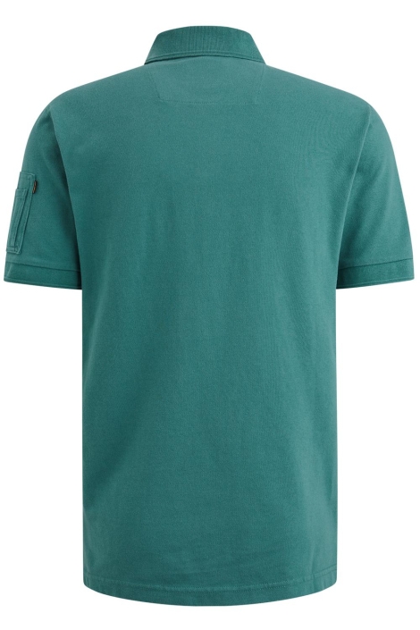 PME legend groene heren polo | Achteraanzicht