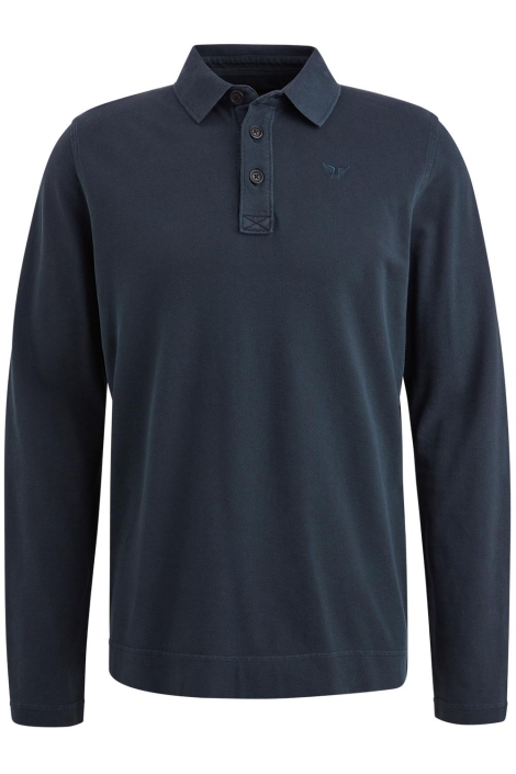 PME legend blauwe heren polo | Vooraanzicht