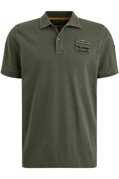 PME legend groene heren polo | Vooraanzicht